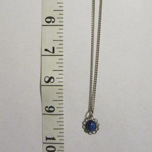 VINTAGE Girls' Blue stone Necklace